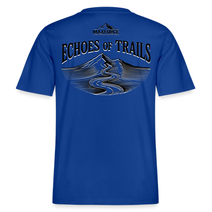 MaxForce Allday Tee - Echoes of Trails Unisex BLK LOGO - Dunkelblau