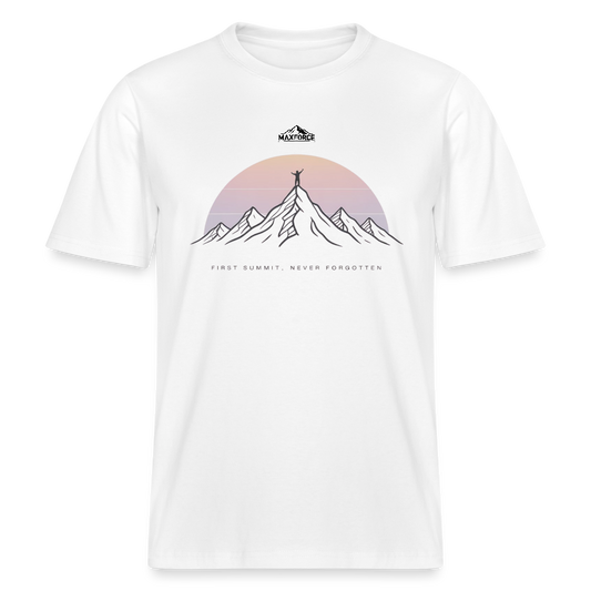 FIRST SUMMIT NEVER FORGOTTEN | Bio-Baumwolle - Weiß