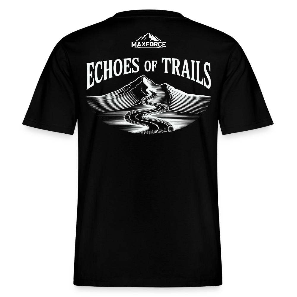 MaxForce Allday Tee - Echoes of Trails Unisex WH LOGO - Schwarz
