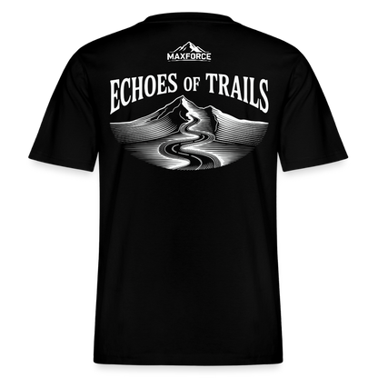 MaxForce Allday Tee - Echoes of Trails Unisex WH LOGO - Schwarz
