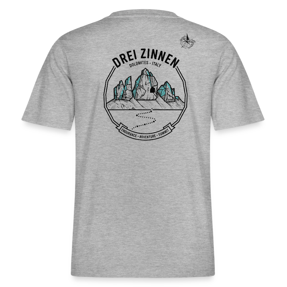 MaxForce Summit Tee – Drei Zinnen 2999 m - heather grey