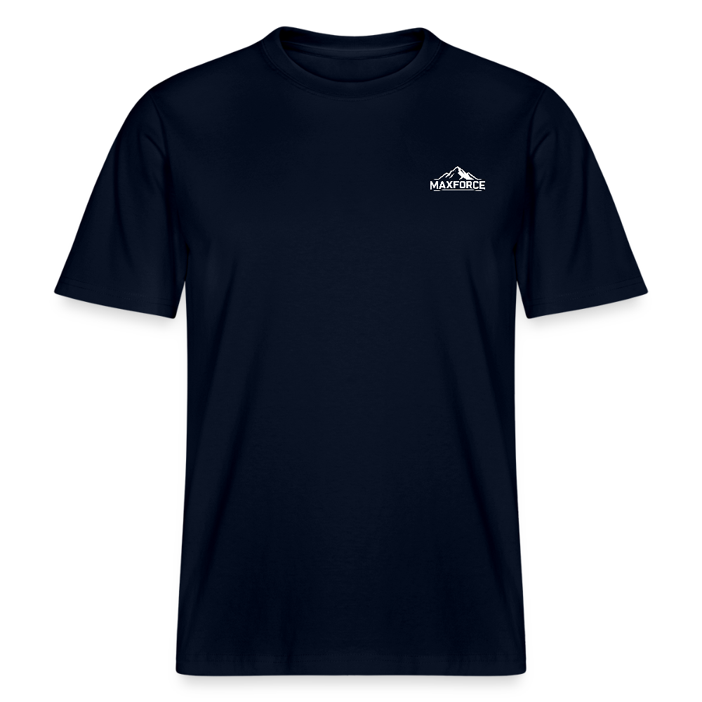 MaxForce Allday Tee - Echoes of Trails Unisex WH LOGO - Navy