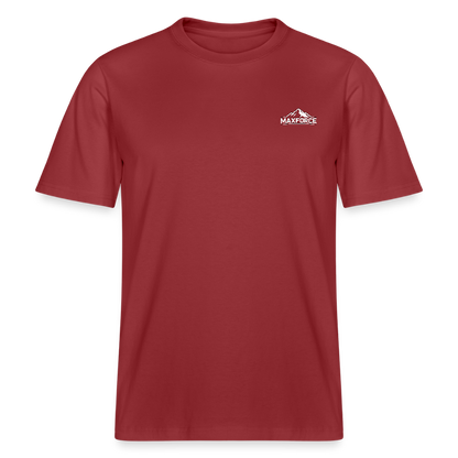 MaxForce Allday Tee - Echoes of Trails Unisex WH LOGO - Erdrot