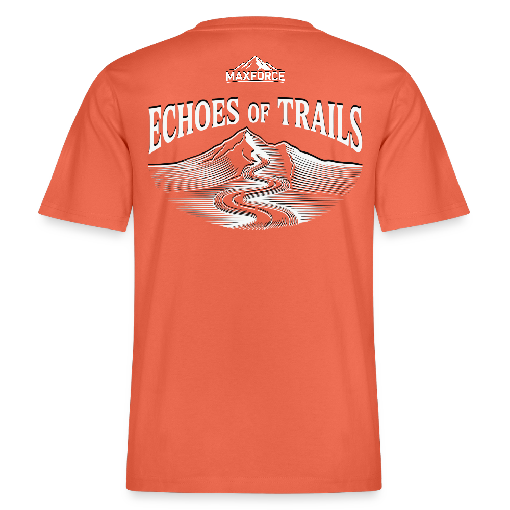 MaxForce Allday Tee - Echoes of Trails Unisex WH LOGO - Hellrot