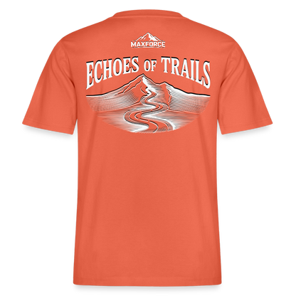 MaxForce Allday Tee - Echoes of Trails Unisex WH LOGO - Hellrot