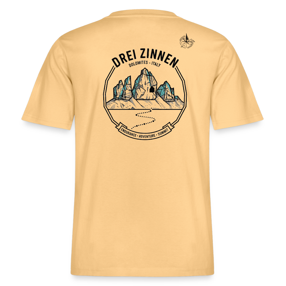 MaxForce Summit Tee – Drei Zinnen 2999 m - washed yellow