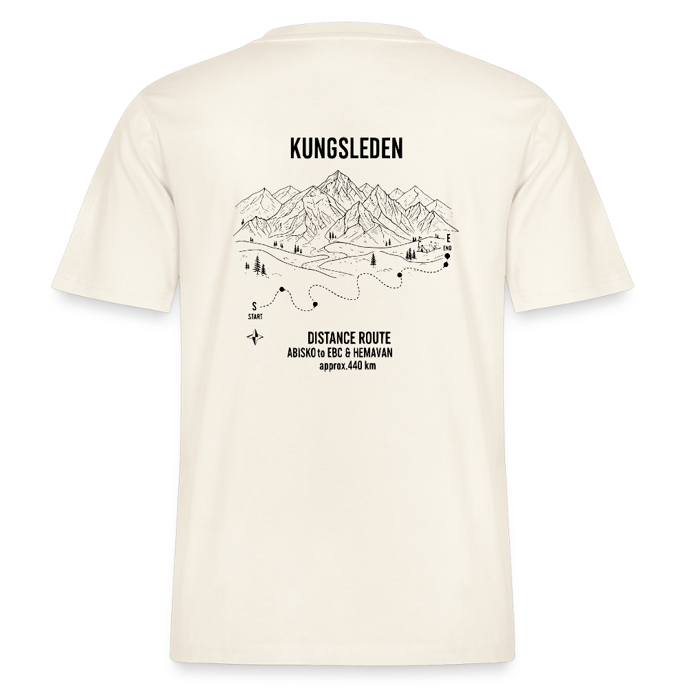 MaxForce Vert Club Tee – Kungsleden 440 km - natural white