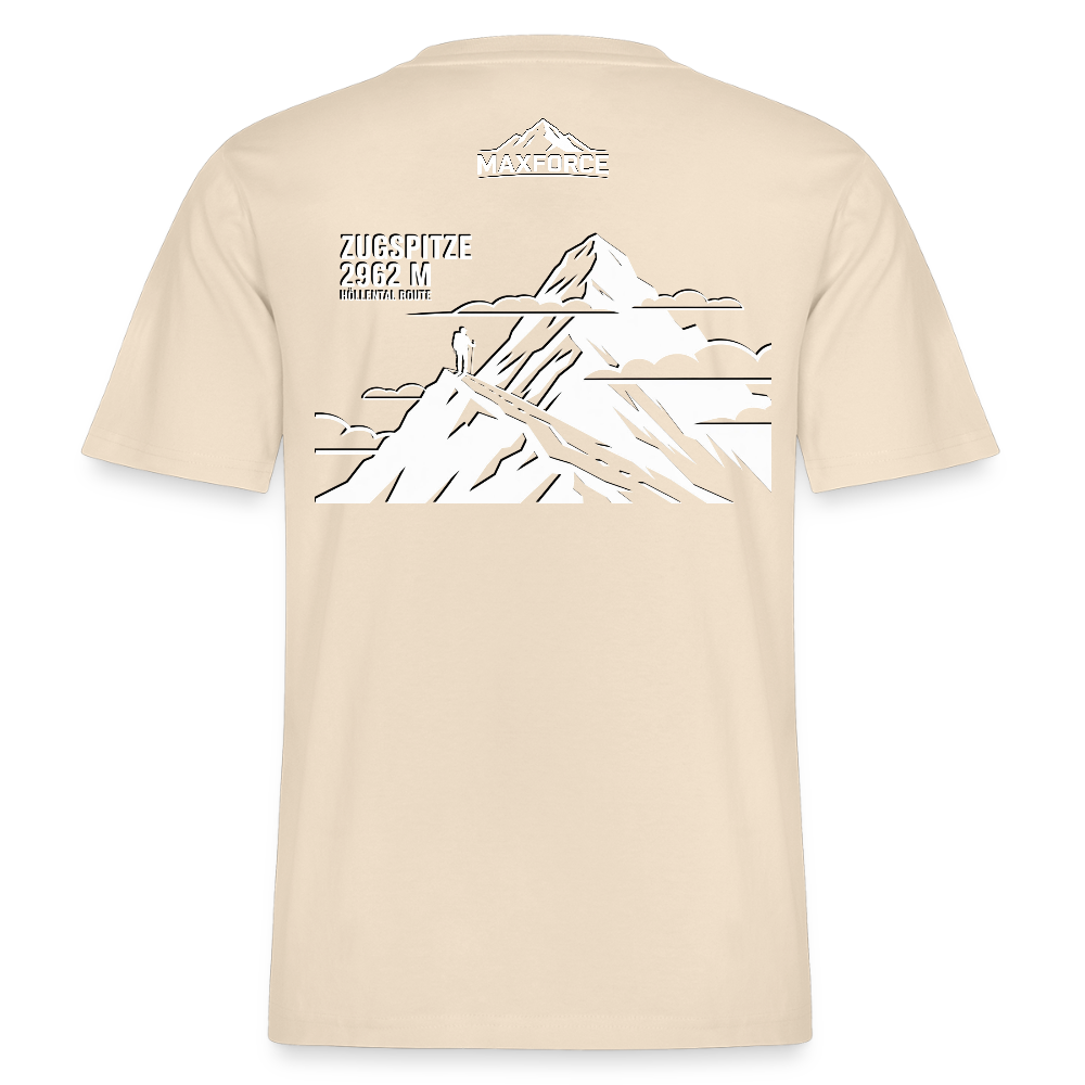 MaxForce Allday Tee - Zugspitze WH LOGO - Weißgrau