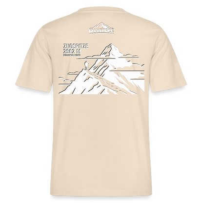 MaxForce Allday Tee - Zugspitze WH LOGO - Weißgrau
