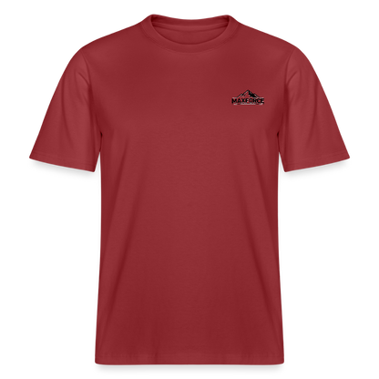 MaxForce Allday Tee - Brocken 1141m BLK LOGO - Erdrot