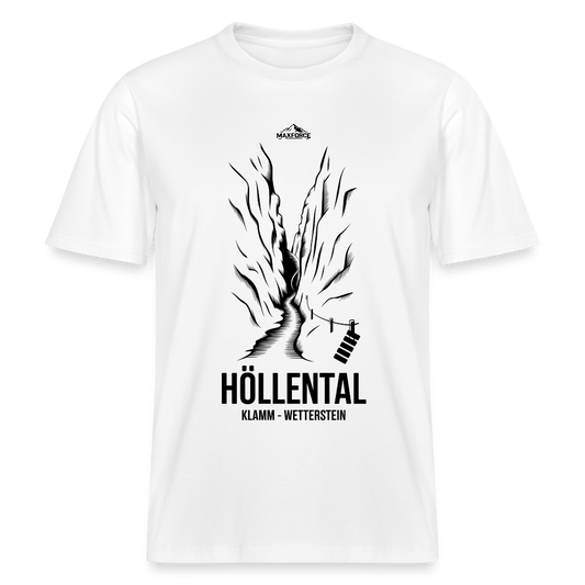 MaxForce Summit Tee – Höllental Unisex BLK Logo - Weiß