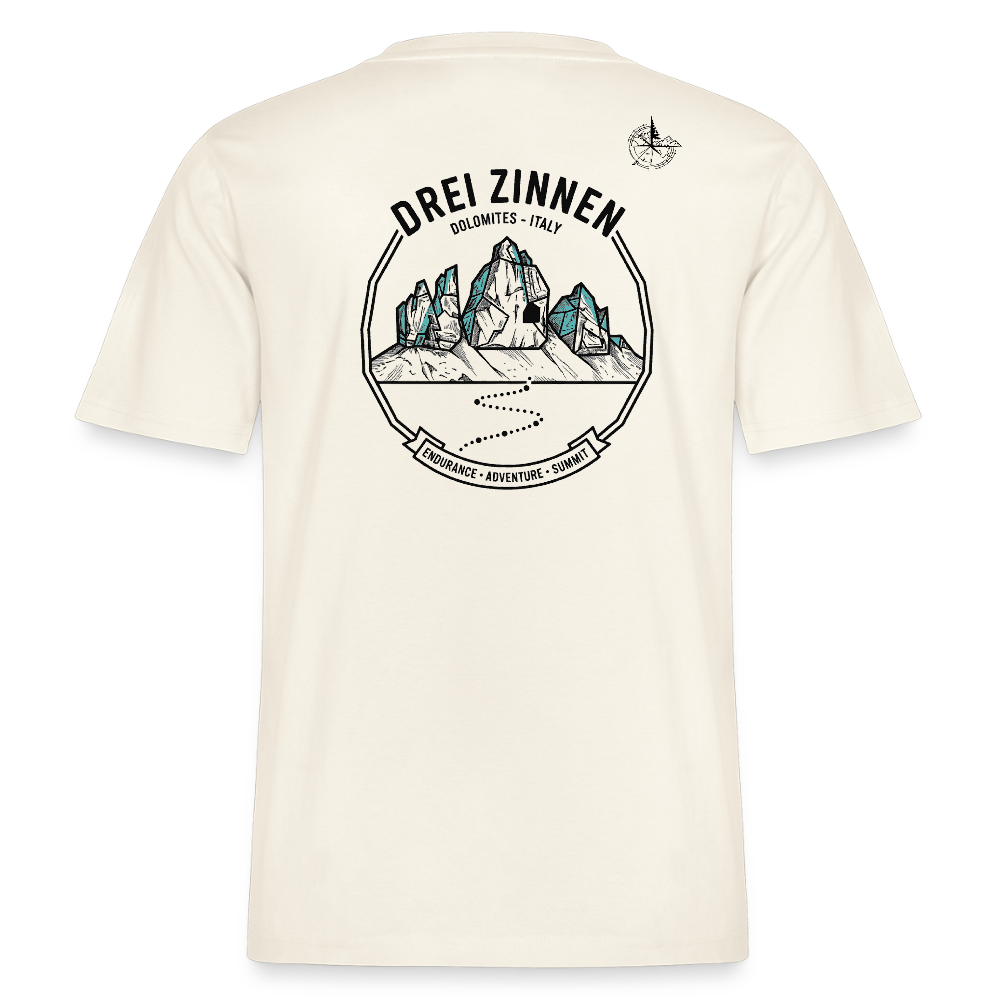 MaxForce Summit Tee – Drei Zinnen 2999 m - natural white