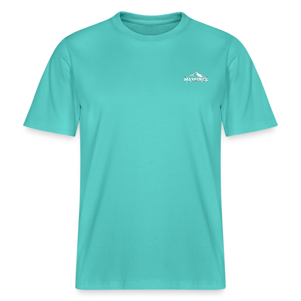 MaxForce Allday Tee - Echoes of Trails Unisex WH LOGO - Poolblau
