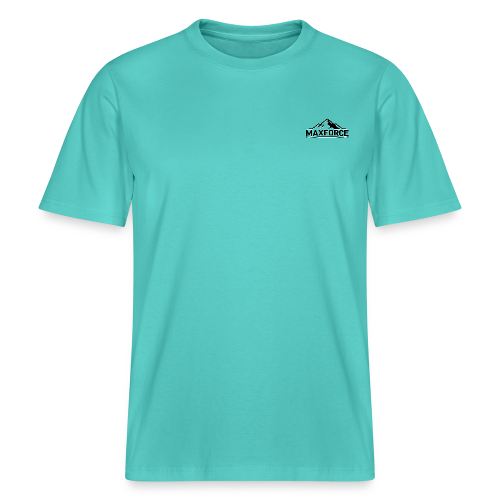 MaxForce Allday Tee - Brocken 1141m BLK LOGO - Poolblau