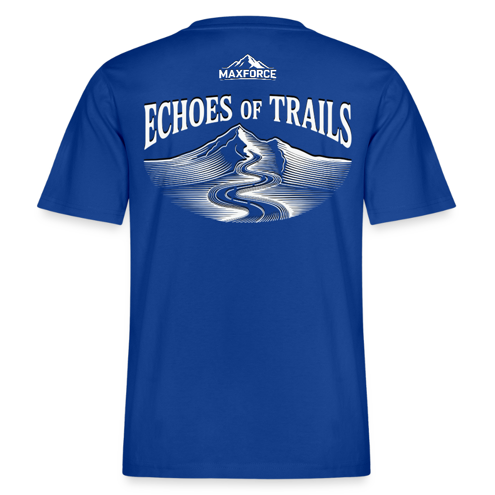 MaxForce Allday Tee - Echoes of Trails Unisex WH LOGO - Dunkelblau