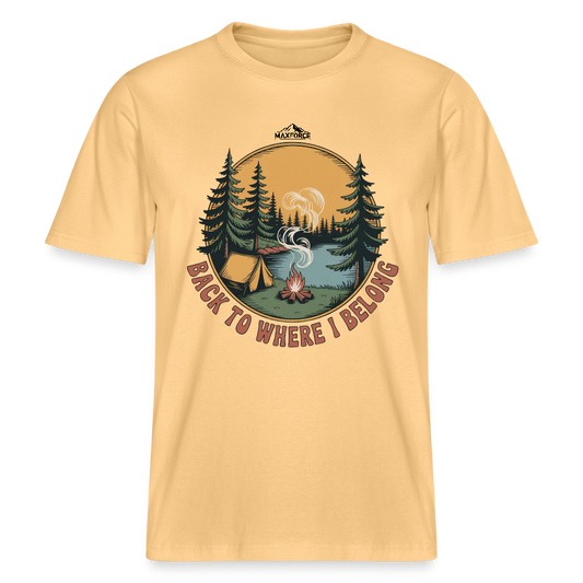 BACK TO WHERE I BELONG | Bio-Baumwolle - Hellgelb