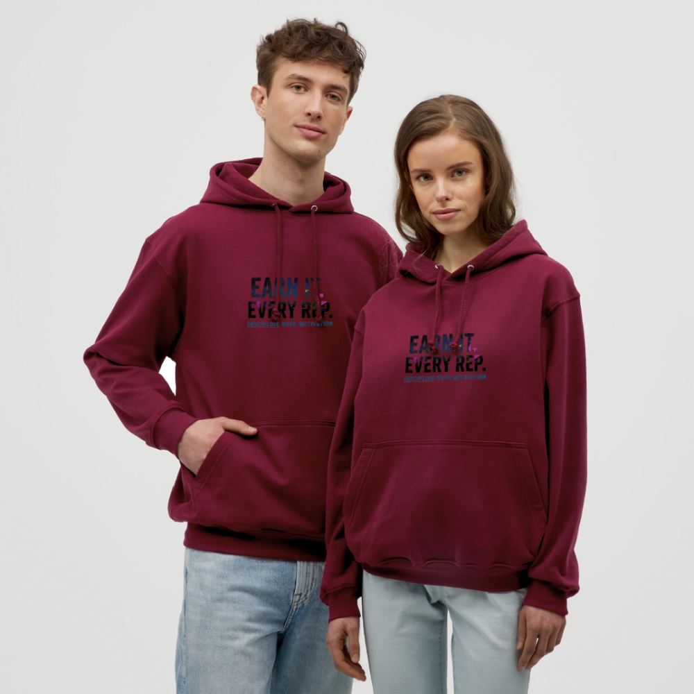 *Limited* Unisex Premium Hoodie "Burgundy-Red" - bordeaux