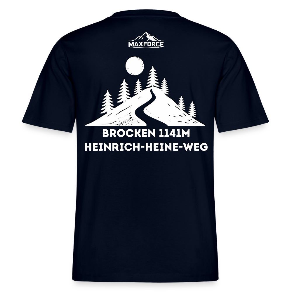 MaxForce Allday Tee - Brocken 1141m WH LOGO - Navy