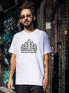 "5 Trees" | Minimalistisch T-Shirt Unisex | 100% Baumwolle | Made in Germany