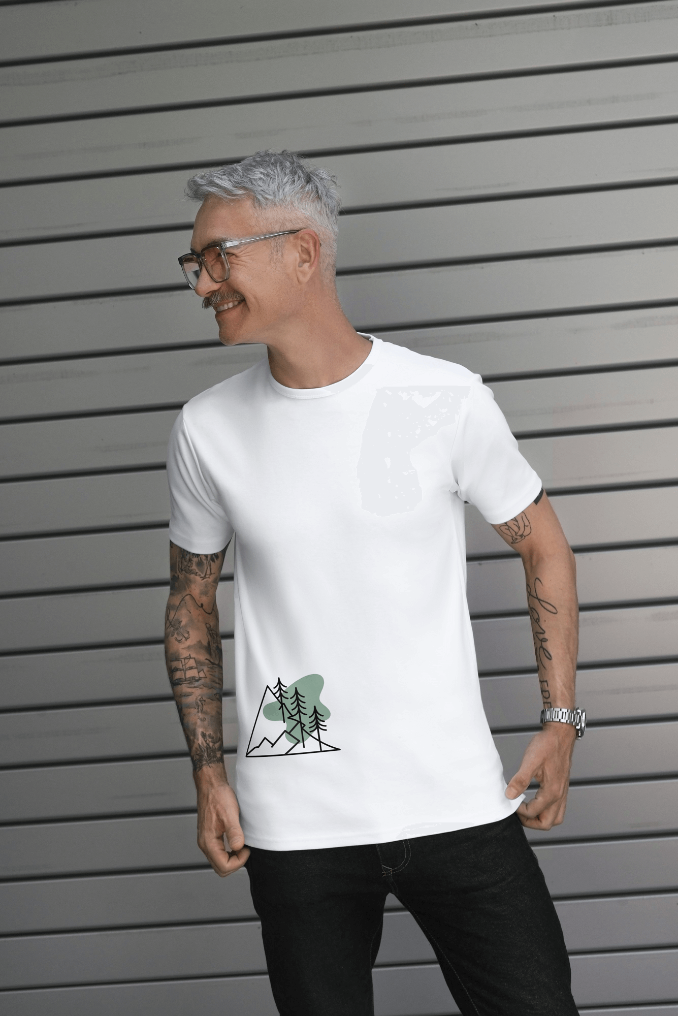 "Bergwald" | Berg T-Shirt Unisex | 100% Baumwolle | Made in Germany