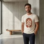 "Schwarze Sonne" | Minimalistisch T-Shirt Unisex | 100% Baumwolle | Made in Germany