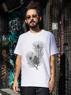 "Kiefernzweig" | Minimalistisch T-Shirt Unisex | 100% Baumwolle | Made in Germany