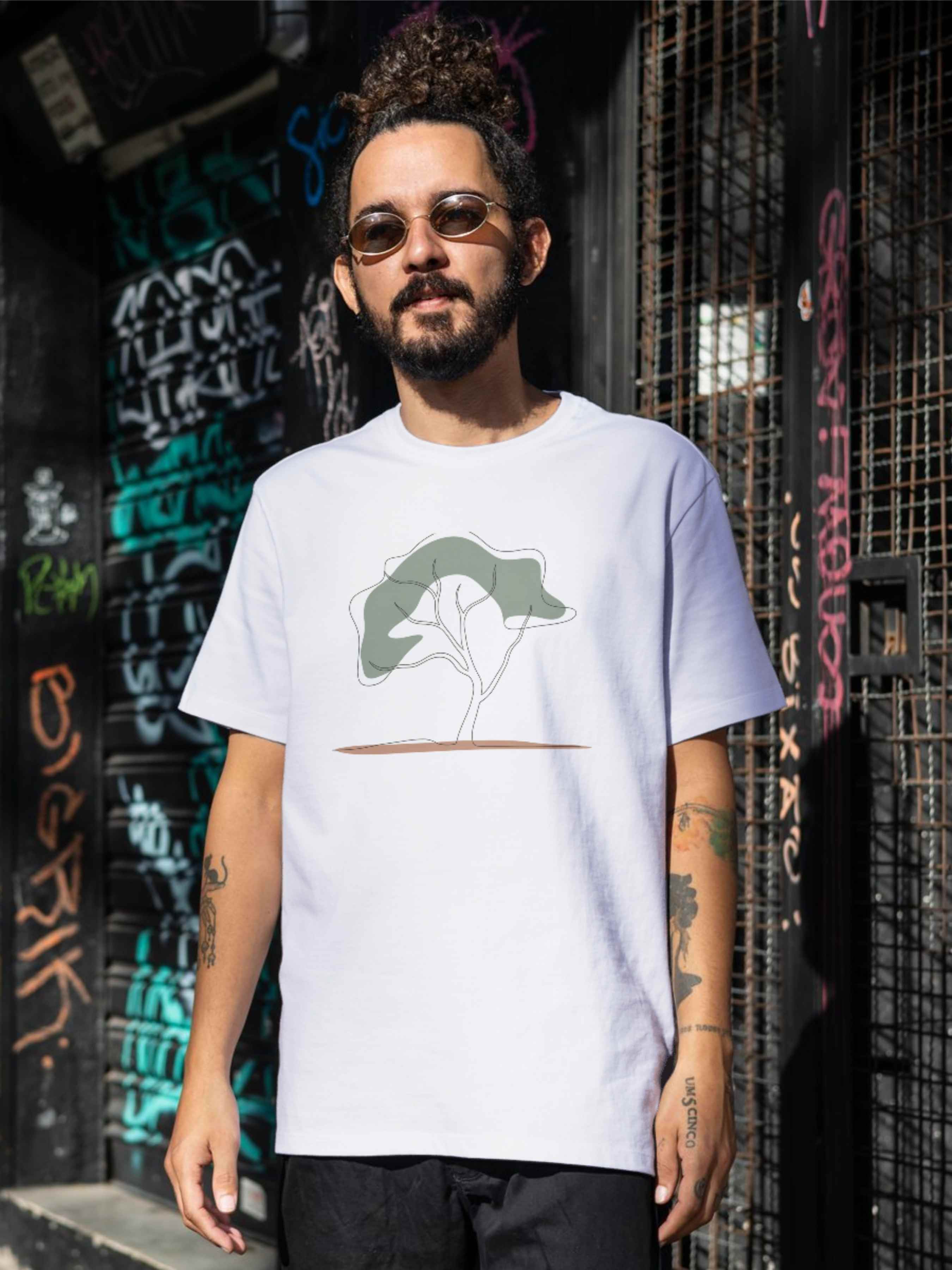 "Minimalism Tree" | Minimalistisch T-Shirt Unisex | 100% Baumwolle | Made in Germany