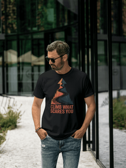 "Climb what Scares you" Premium T-Shirt