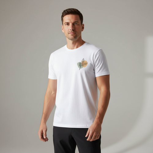 "Blattkomposition" | Minimalistisch T-Shirt Unisex | 100% Baumwolle | Made in Germany